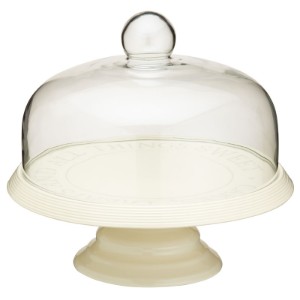 Piatto da portata con coperchio in vetro, 29 x 25 cm - Kitchen Craft