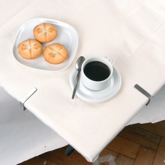 Set of 4 table clips, stainless steel - by Kitchen Craft