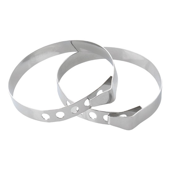 Set di 6 anelli per carne, acciaio inox - Westmark