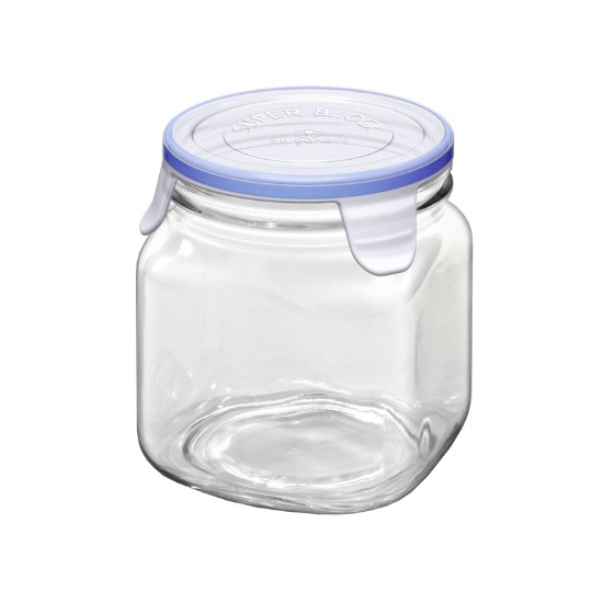 Glazen pot, 750 ml, "Superblock" - Borgonovo