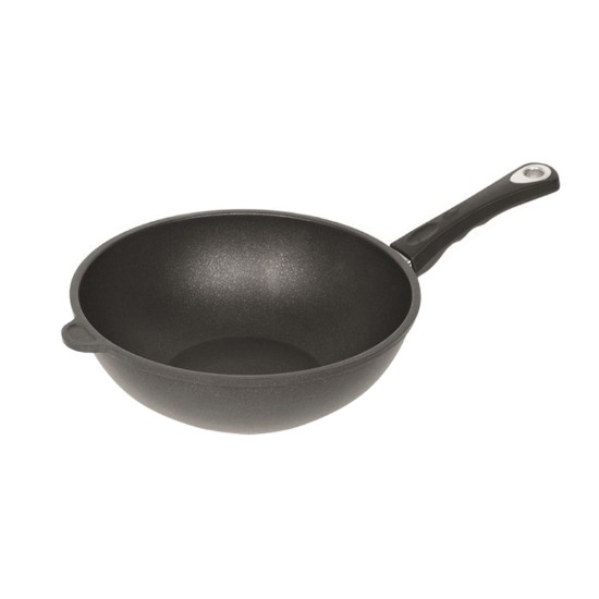 Wokpande, aluminium, 28 cm, induktion - AMT Gastroguss