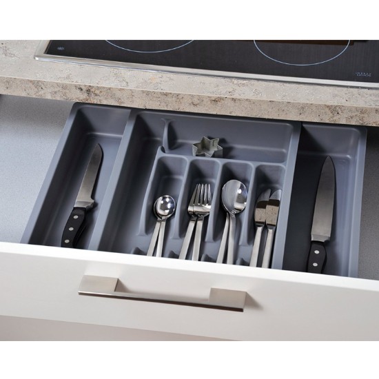 Utvidbart bestikkbrett, 29 - 50 cm, plast - Kesper