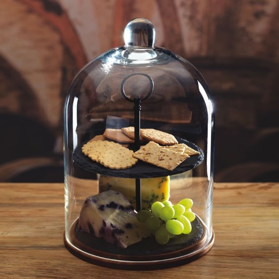 Multi-tiered serving platter, slate - made by Kitchen Craft