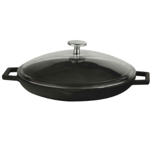Padella con coperchio, 30 cm, gamma "Glaze", nero - marca LAVA