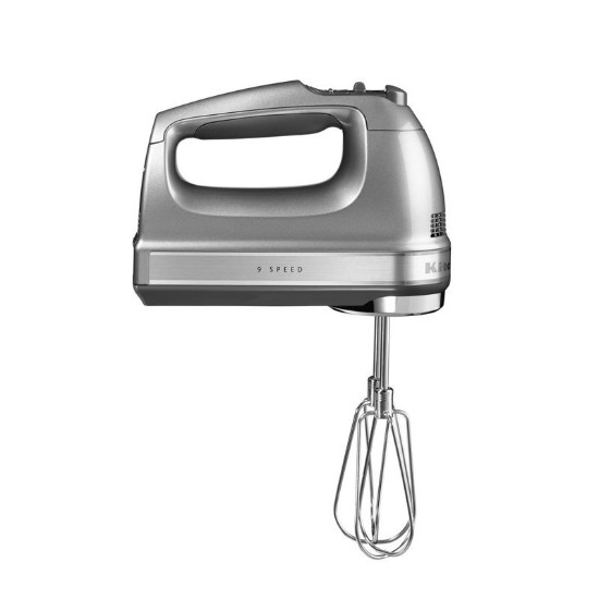 Sbattitore elettrico, 9 velocità, 85 W, colore "Contour Silver" - KitchenAid