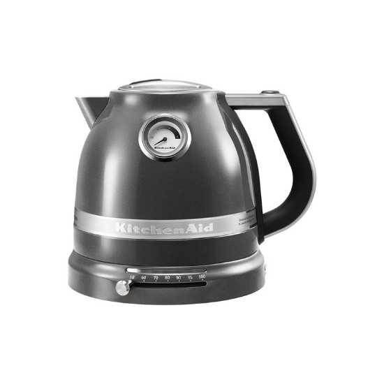 Waterkoker, Artisan 1.5L, "Medallion Silver" kleur - merk KitchenAid