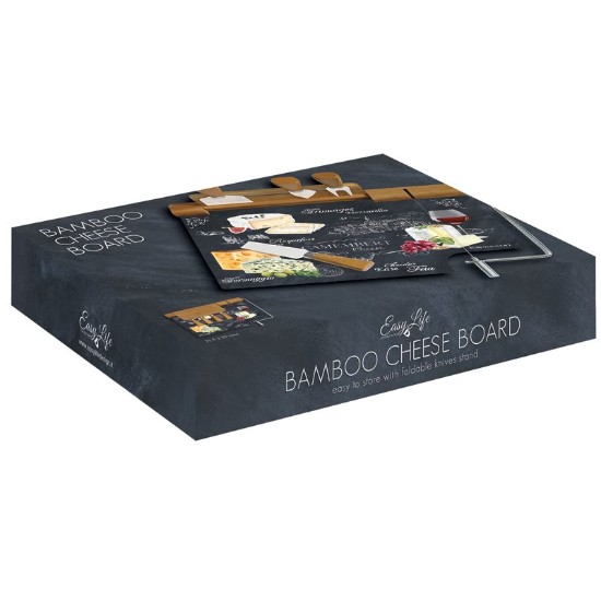 "World of cheese" 6-delige kazen serveerset, 31,5x20 cm - Easy Life