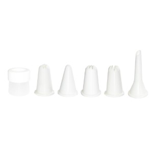 10-delige spuitzakkenset voor gebak, 5 spuitmondjes - Westmark