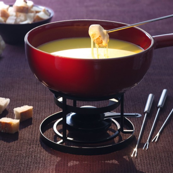 Fondueset, 24 cm / 2,4 l, Charcoal - Emile Henry