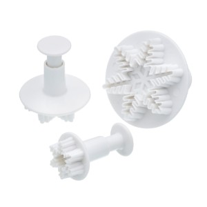 Set per decorare torte, modello fiocco di neve - di Kitchen Craft