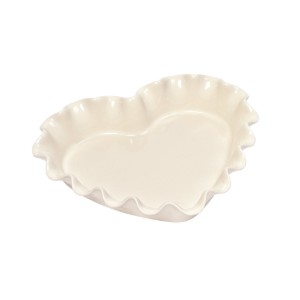 Pirofila, a forma di cuore, ceramica, 33 x 29 cm, Clay – Emile Henry