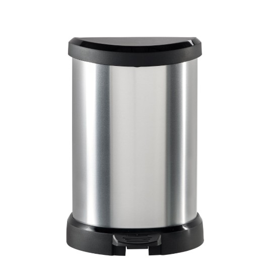 Trash bin, bil-pedala, 15L, "Deco" - Curver