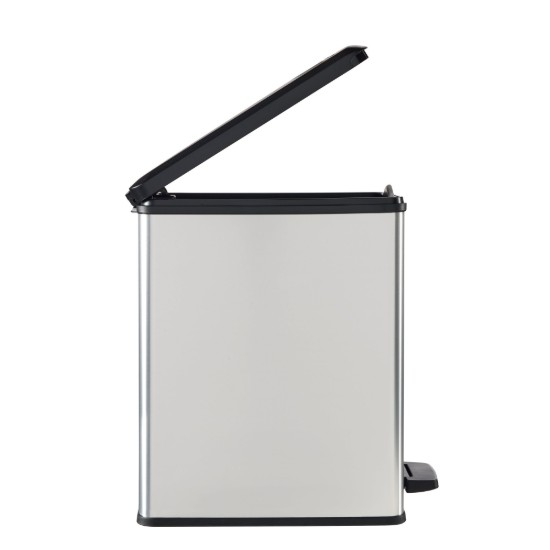 Poubelle rectangulaire, à pédale, 25L, "Slim" - Curver