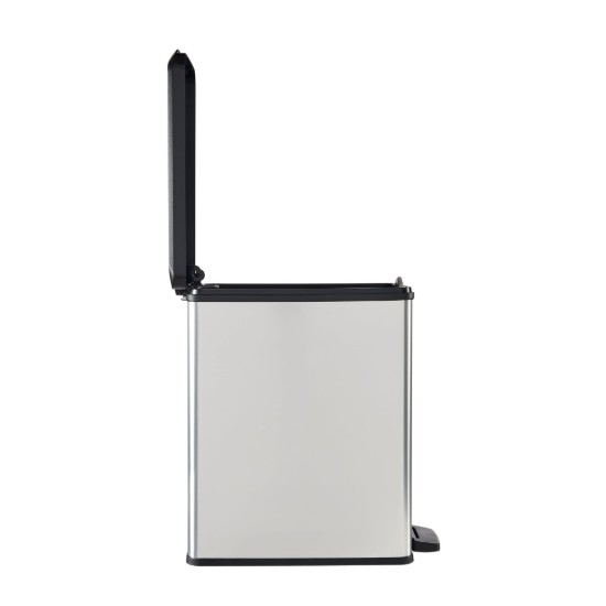Poubelle rectangulaire, à pédale, 25L, "Slim" - Curver