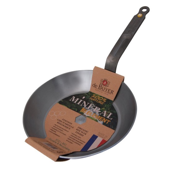 Frying pan, steel, 28 cm, "Mineral B" - de Buyer