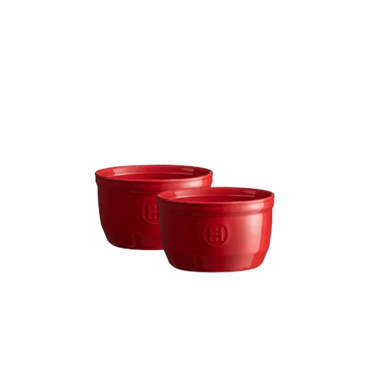 Set di 2 ciotole Ramekin, ceramica, 10cm, Borgogna - Emile Henry