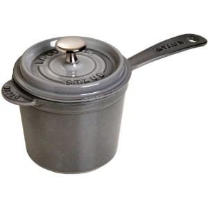 Saucepan, cast iron, 18cm/2.8L, Graphite Grey - Staub