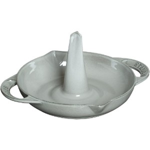 Chicken roaster, cast iron, 24 cm, Graphite Grey - Staub