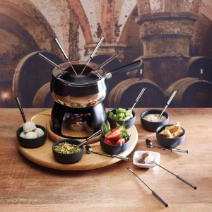 24-piece fondue set, stainless steel, "Artesa" - Kitchen Craft