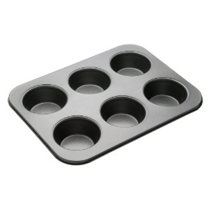 Vassoio per 6 muffin, 35 x 26 cm, acciaio - di Kitchen Craft