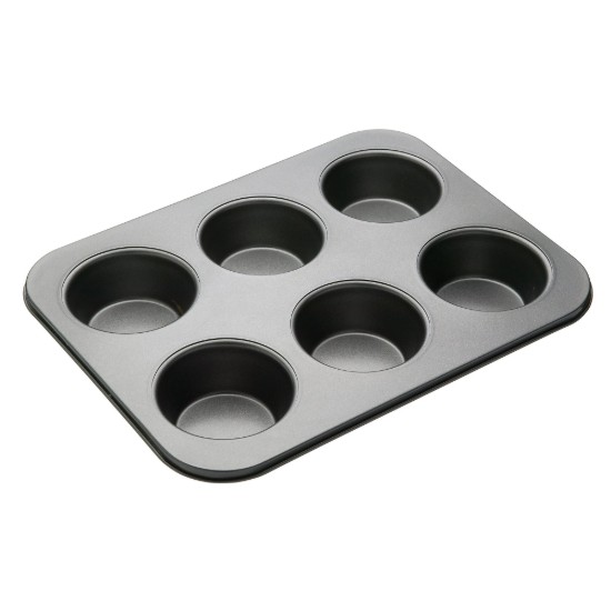 Taca na 6 babeczek, 35 x 26 cm, stal - od Kitchen Craft