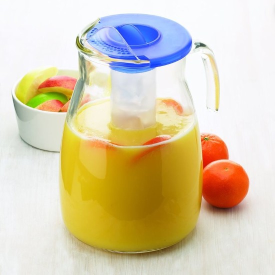 Karaf met koelcompartiment, 2800 ml, gemaakt van glas, Arctic - Borgonovo