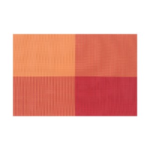 Set van 4 tafelmatten, 45 × 30 cm, Oranje