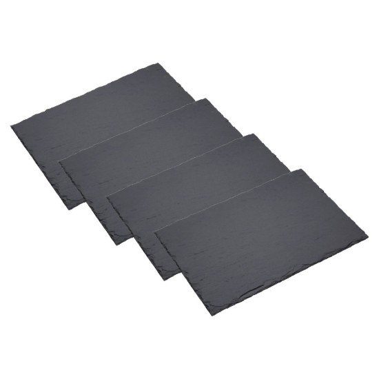 Set de 4 plats de service, ardoise, 30 cm, "Artesa" - Kitchen Craft