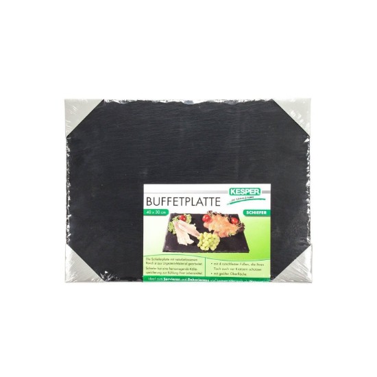Serving platter, 40 x 30 cm, slate - Kesper