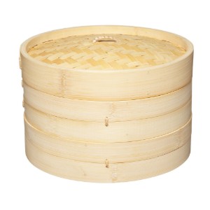 Stoomkookset, bamboe, 25 cm - merk Kitchen Craft