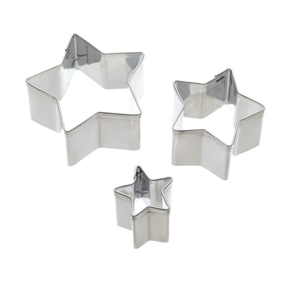 Set van 3 bakvormen om te decoreren met marsepein - van Kitchen Craft