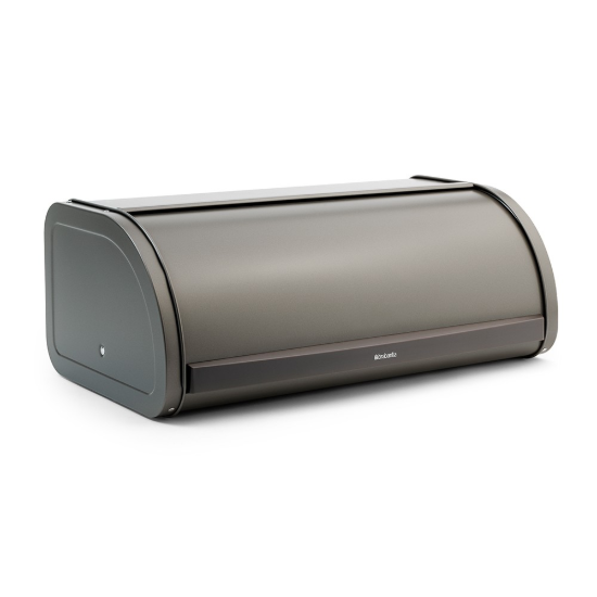 Broodtrommel, 44,5 x 26,2 cm, RVS, <<Platinum>> - Brabantia