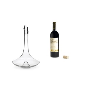 Decanter per vino, in vetro, 750 ml, 'Ibis' - Peugeot