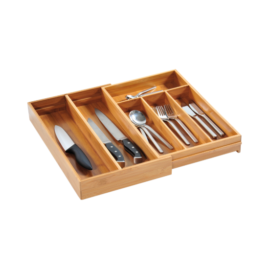Lade organizer, 26-49 cm, bamboe hout - Kesper