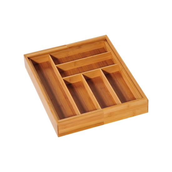 Uitbreidbare bestekorganizer, 35-58 cm, bamboe - Kesper
