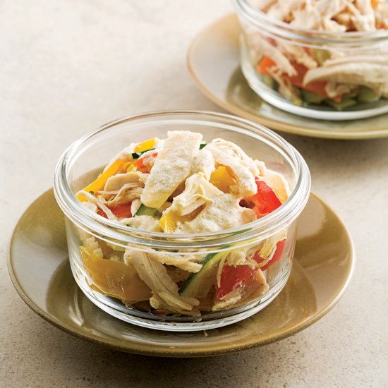 Round food storage container, "Air Type" range, 400 ml, made from glass - Glasslock