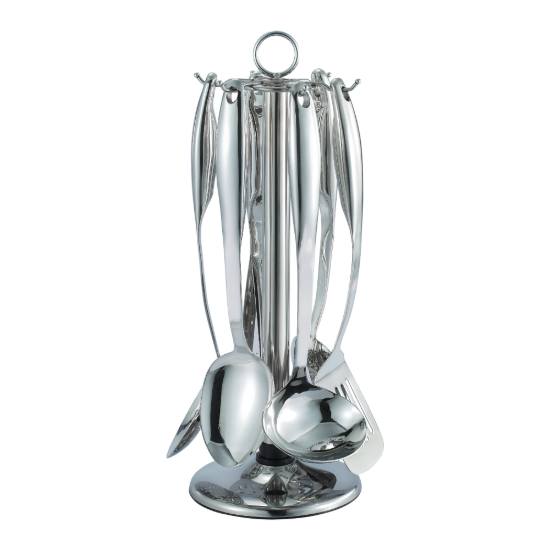 Set utensili da cucina 7 pezzi, acciaio inossidabile - Zokura