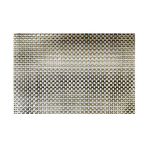 Set van 4 tafelmatten, goudkleurig, 45 × 30 cm