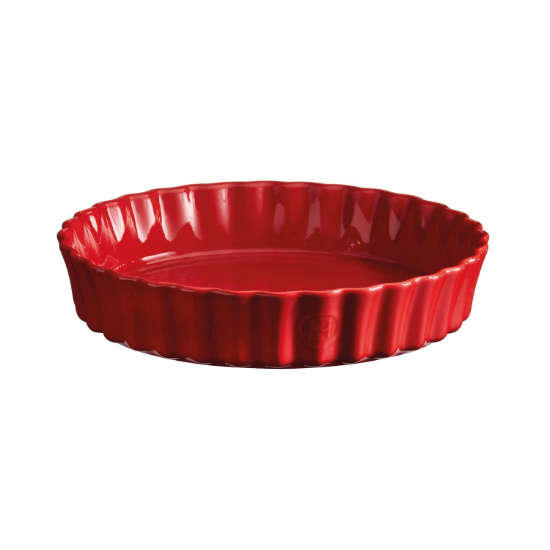 Bakform för tårtor, keramik, 29 cm/1,98 l, Burgundy - Emile Henry