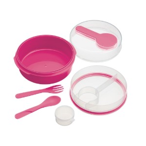 Set di contenitori per alimenti e posate in plastica - Kitchen Craft