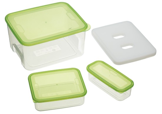 Set voedselbewaarbakjes, 4 stuks - Kitchen Craft