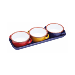 Servizio da portata 4 pezzi per salsa - di Kitchen Craft