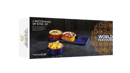 Servizio da portata 4 pezzi per salsa - di Kitchen Craft