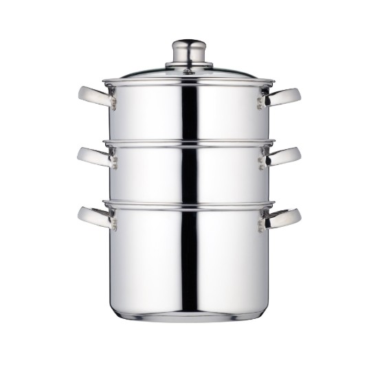 Set di pentole a più livelli in acciaio inossidabile per la cottura a vapore - di Kitchen Craft