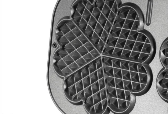 Apparecchio per la cottura di cialde a forma di cuore, 1200 W - Unold