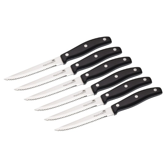 Set steakmessen, 6-delig, RVS - Kitchen Craft
