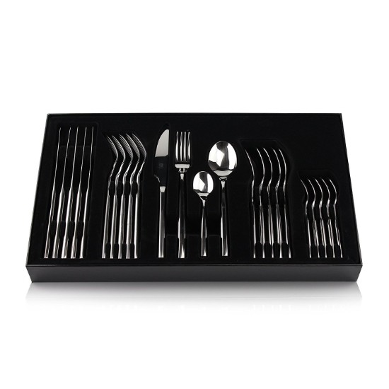 Set di posate "Chopstick" da 24 pezzi, acciaio inossidabile - Grunwerg