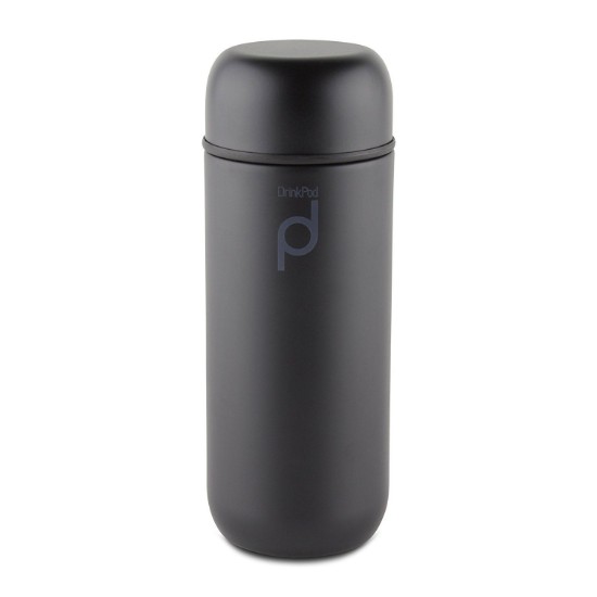 "DrinkPod" termoizolaciona boca od nerđajućeg čelika, 200 ml, Black - Grunwerg