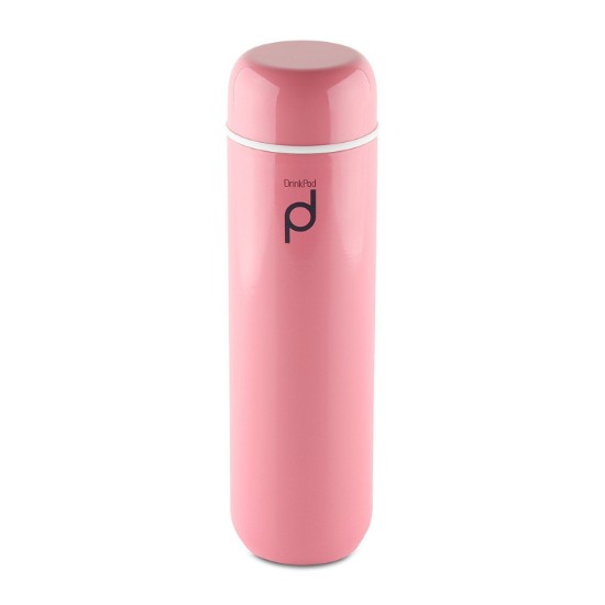 "DrinkPod" thermisch isolerende fles gemaakt van roestvrij staal, 300 ml, Roze - Grunwerg