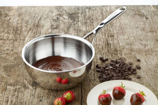 Poêle conique, pour cuisson sauté, 7 couches, 20 cm/2 l, gamme Atlantis, inox - Demeyere